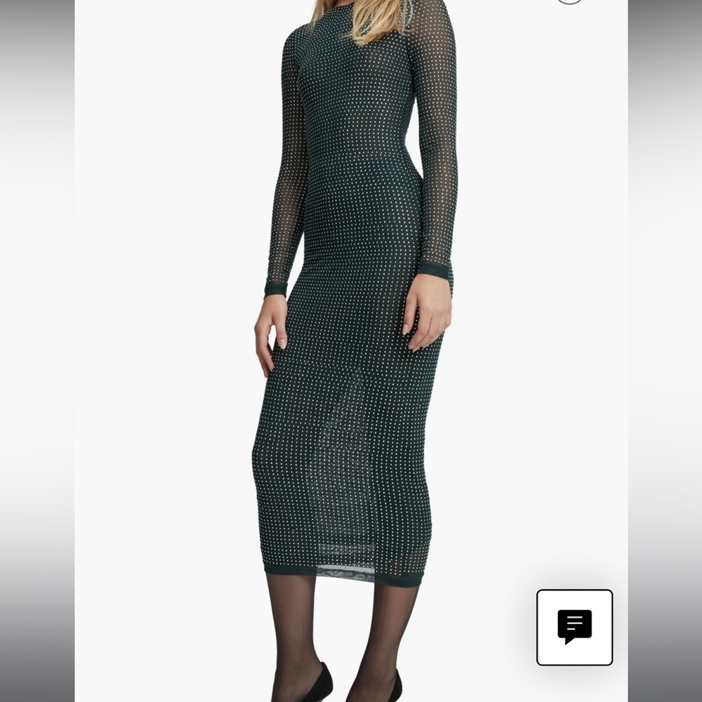 Bardot Atlas Diamanté Midi Dress NWT